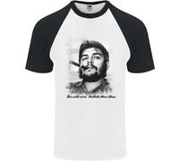 Che Guevara Maglietta Baseball Smanicata a Maniche Corte Uomo Fruit of the Loom