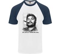 Che Guevara Maglietta Baseball Smanicata a Maniche Corte Uomo Fruit of the Loom