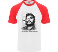 Che Guevara Maglietta Baseball Smanicata a Maniche Corte Uomo Fruit of the Loom