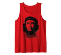 Che Guevara Maglietta Hasta La Victoria Siempre Rosso Canotta