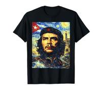 Che Guevara Maglietta Ritratto Van Gogh Cuba Maglietta