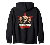 Che-Guevara, Marx, Allende, Revolution, Guerilla, Che Felpa con Cappuccio