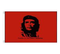 Che Guevara motorizzazione 0,91 Meters x 0,61 Meters x 2 ", con occhielli, motivo: bandiera di Cuba, rosso cubano