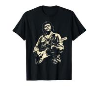 Che Guevara Playing Guitar Ernesto Cuba Cool Retro Vintage Maglietta