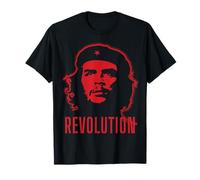 Che Guevara Revolution Camicia Cuba Cuba Heritage Red Rebel Maglietta