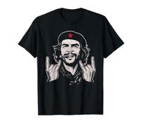 Che Guevara Revolution Camicia Cuba Ribelle Vintage Cubano Sigaro Maglietta