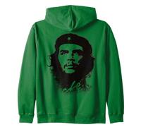 Che Guevara Revolution Rebel Cuba Military Green Felpa con Cappuccio