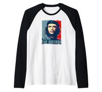 Che Guevara Ribelle Rivoluzione Cuba Comandante Maglia con Maniche Raglan