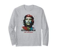 Che Guevara Shirt Rebel Cuban Shirt Guerrilla Revolution Maglia a Manica