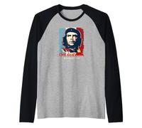 Che Guevara Shirt Rebel Cuban Shirt Guerrilla Revolution Maglia con Maniche Raglan