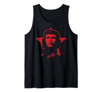 Che Guevara Star Revolution Ribelle Cuba Patriottica Rosso Canotta