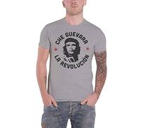 Che Guevara - T-Shirt # S Unisex Grey # Circle Logo