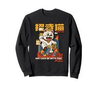 Che la fortuna sia con te - Maneki-Neko Monster Cat Attack Felpa