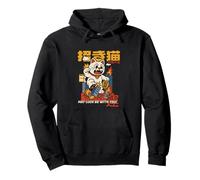 Che la fortuna sia con te - Maneki-Neko Monster Cat Attack Felpa con Cappuccio