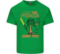 Che La Forza Sia Con Te Maglietta Divertente Per Bambini Shih Tzu