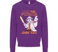 Che La Forza Sia Con Te Maglione Divertente Per Bambini Shih Tzu
