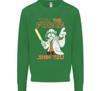 Che La Forza Sia Con Te Maglione Divertente Per Bambini Shih Tzu