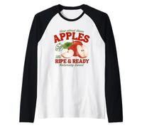 Che ne dici di Loro Mele Divertente Design di Frutta Biologica Maglia con Maniche Raglan