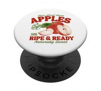 Che ne dici di loro mele Divertente design di frutta biologica PopSockets PopGrip Adesivo