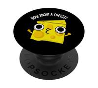 Che ne dici di un gioco di parole di cibo divertente al formaggio PopSockets PopGrip Adesivo