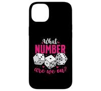 Che Numero Siamo Su Divertente Bunco Gioco Night Babe Dadi Donne Custodia per iPhone 14 Plus