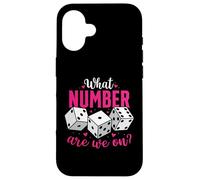Che Numero Siamo Su Divertente Bunco Gioco Night Babe Dadi Donne Custodia per iPhone 16