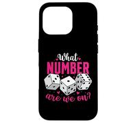 Che Numero Siamo Su Divertente Bunco Gioco Night Babe Dadi Donne Custodia per iPhone 16 Pro