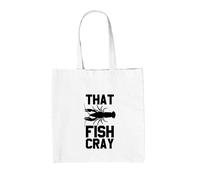 Che Pesce Cray - Borsa Tote IN Tela - Gioco di Parole Gamberi Fiume Umorismo Da