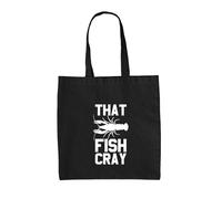 Che Pesce Cray - Borsa Tote IN Tela - Gioco di Parole Gamberi Fiume Umorismo Da