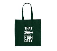 Che Pesce Cray - Borsa Tote IN Tela - Gioco di Parole Gamberi Fiume Umorismo Da