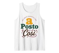 Che Serata Ragazzi io Sono a Posto così Canotta