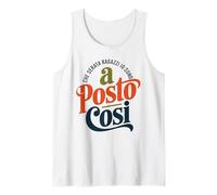 Che Serata Ragazzi io Sono a Posto così Canotta