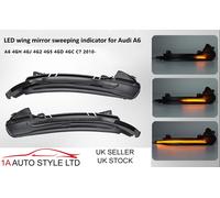 Che Spazza Scorre LED Porta Laterale Indicatore Specchietto Faro per Audi A6 C7