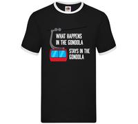 Che Succede IN The Gondola - Uomo Suoneria - Sci Sciatore Vacanza