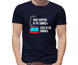 Che Succede Nel Gondola - Uomo T-Shirt Sci - Sciatore - Vacanza