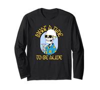 Che Tempo per Essere vivi (Dichiarazione Divertente & Cool Graphic) Maglia a Manica