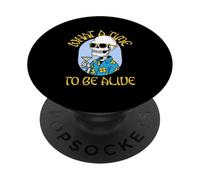 Che tempo per essere vivi (Dichiarazione divertente & Cool Graphic) PopSockets PopGrip Adesivo