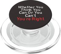 Che tu pensi di poter o non puoi avere ragione divertente PopSockets PopGrip per MagSafe