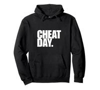 Cheat Day - Pizza Fast Food, Pesi, Bodybuilder, Palestra Muscolare Felpa con Cappuccio