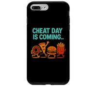 Cheat Day sta arrivando - Divertenti patatine fritte a forma di cartone animato Junk Food Custodia per iPhone 7 Plus/8 Plus