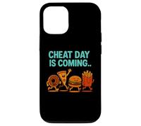 Cheat Day sta arrivando - Divertenti patatine fritte a forma di cartone animato Junk Food Custodia per iPhone 12/12 Pro