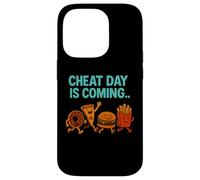 Cheat Day sta arrivando - Divertenti patatine fritte a forma di cartone animato Junk Food Custodia per iPhone 14 Pro