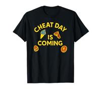 Cheat Day Sta arrivando - Motivazione Divertente per Gli Amanti del Cibo in Palestra Maglietta