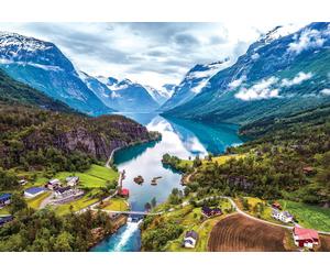 Cheatwell Games 1000 Piece Jigsaw World's Smallest Puzzle Fjords
