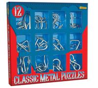 Cheatwell Games IQ Buster Metal Set 12 12 Metal Puzzles