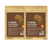 Chebe Hair Growth Powder, ingredienti africani tradizionali 100% naturali, favorisce la crescita dei capelli, rafforza e idrata i capelli lunghi, per uomini e donne (2 pezzi)