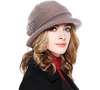 CheChury Berretto Invernale Donna Berretto in Lana Maglia Cappello Beanie Morbido e Caldo Berretto Slouch con Fodera Interna Morbida e Comoda cap Bowler Chiesa Secchio Cappello