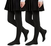 CheChury Collant in Pile Bambini Invernali Termiche Collants Opachi Bambine Spessi Collant Solido Bambina Ragazze Caldi Collants Termici Foderati in Pile Calzini Elasticizzati Leggings Ballet Dance