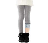 CheChury Leggings Bambine e Ragazze Leggings Elasticizzati Leggings Invernali Leggins Felpati Pantaloni Termici Bambina Tinta Unita Pantaloni Lunghi Cotone Leggings Stretch Pantaloni in Pile