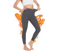 CheChury Leggings Donna Inverno Leggings Termici Felpati Vita Alta Leggings Donna Caldi Collant Fodera in Caldo Lunghi Pantaloni Yoga Controllo della Pancia Leggings Felpati Donna Legins Invernali